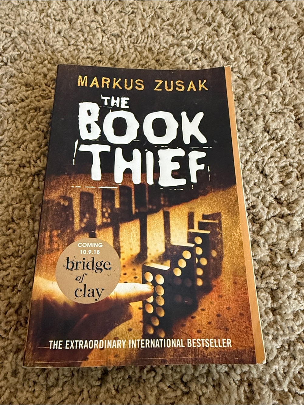 The Book Thief Paperback Book - Black & Brown Cover